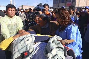 Peru Espinar Xstrata paro may12 15 represion herido