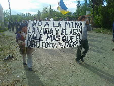 chubut no a la mineria en patagonia