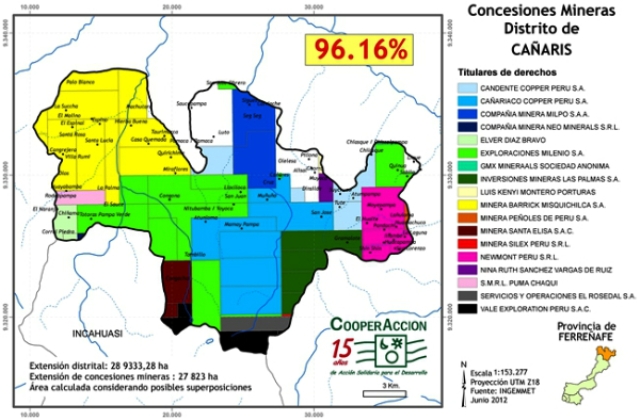 Concesiones mineras canaris