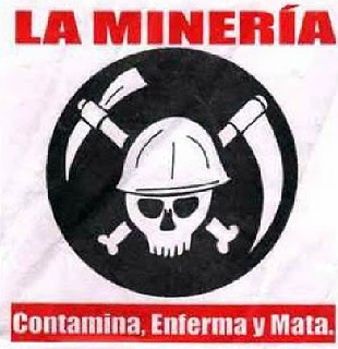 mineria enferma contamina y mata logo