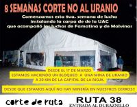 8 semanas acampar mina uranio