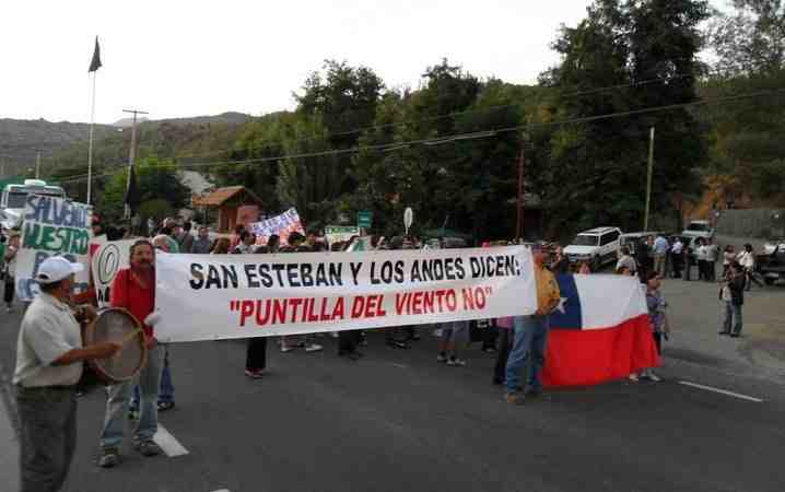 protesta puntilla del viento