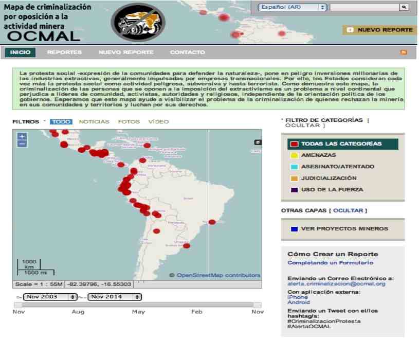 Mapa criminalizacion