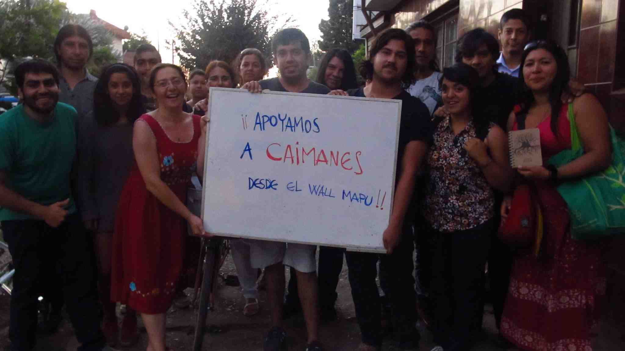 apoyo a caimanes mapuches
