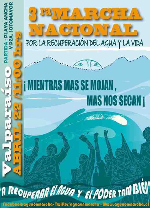 III marcha por el agua chile