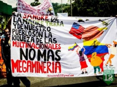 no a la mineria colombia