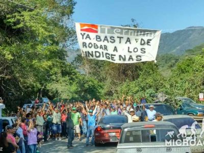 basta de robar a los indigenas mex