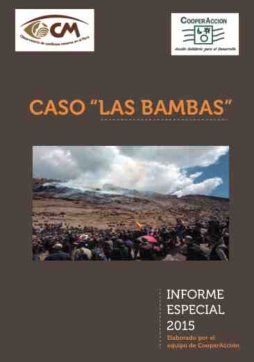 Portada informe las bambas