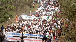 protesta contra mineria nicaragua