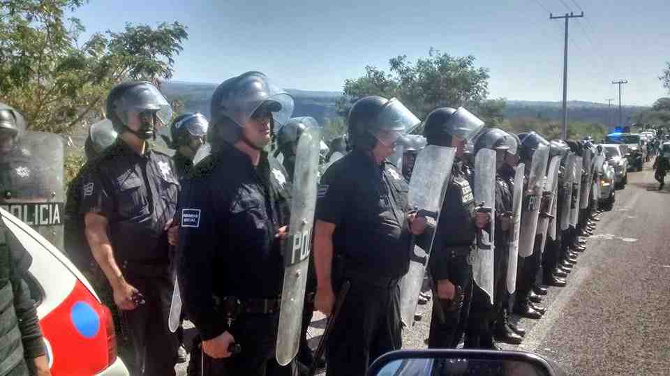 policia represion