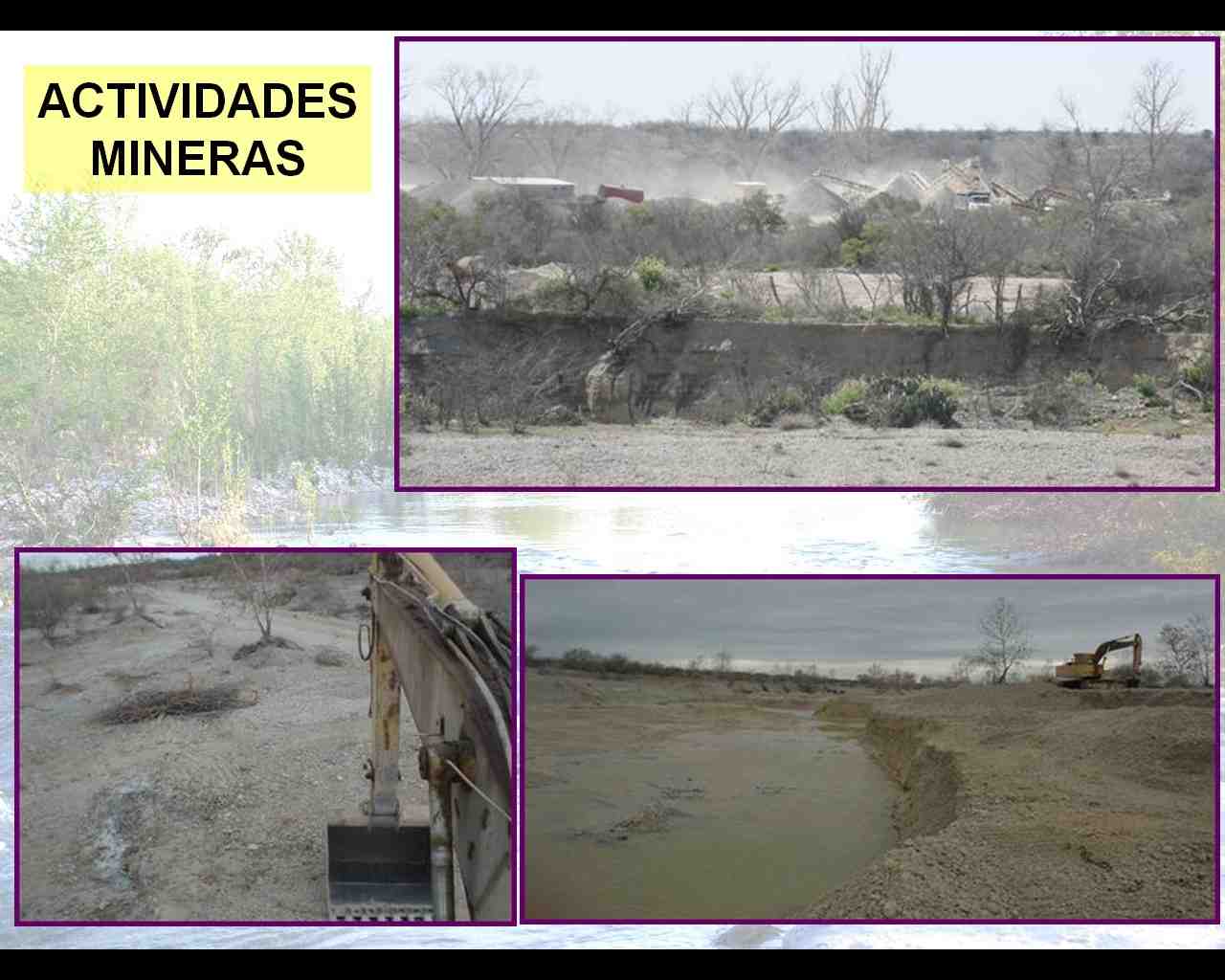 actividades mineras afectan rio