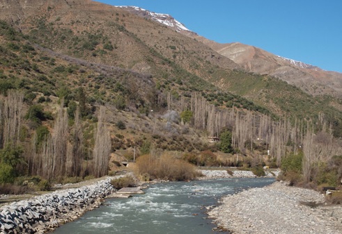 zona del proyecto Alto Maipo